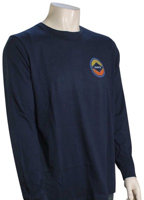 

Футболка Hurley Everyday Washed Circular LS — Nightforce — Новинка, Синий