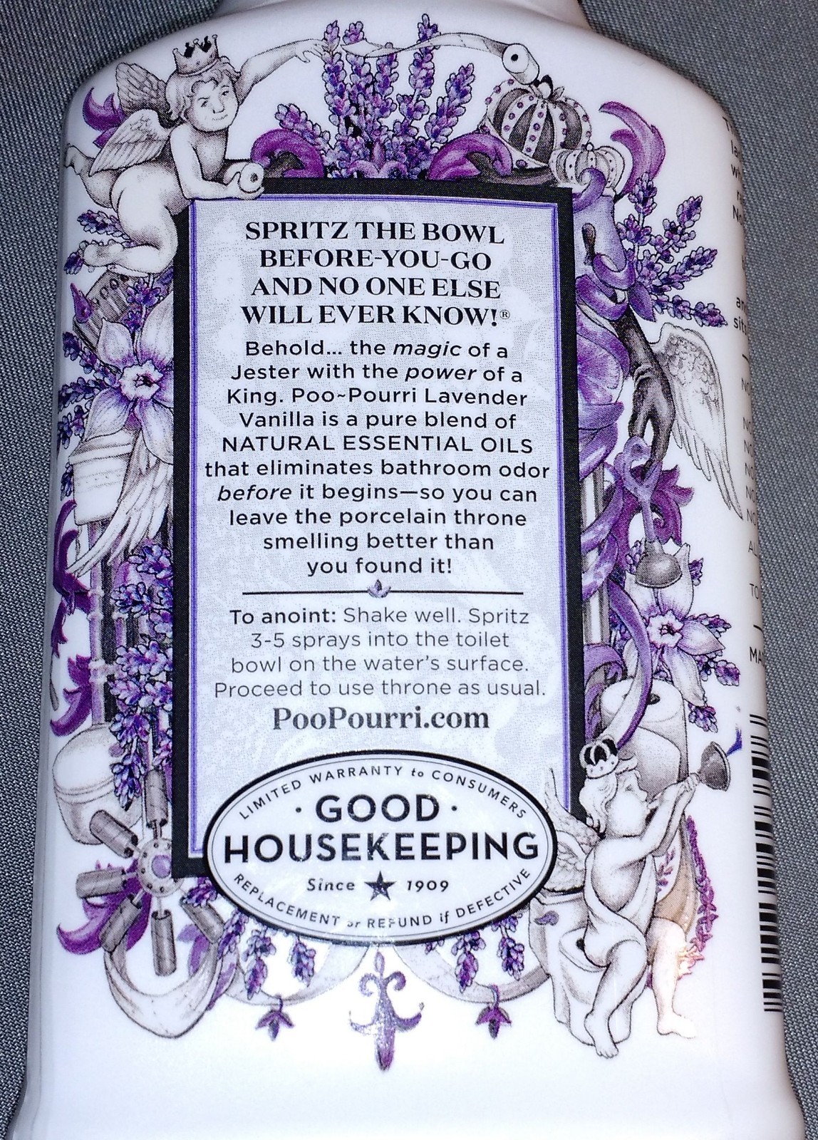POO POURRI Before You Go Toilet Spray 4 oz LAVENDER VANILLA & 2 oz POTTY ON SET