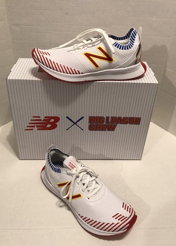 Pre-owned New Balance Balance Women's X Big League Chew Fuelcell Echo Wfcecbc Running Course Sz 11 In White/red/blue
