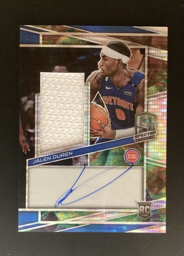 その他 JALEN DUREN SPECTRA RADIANT PSA9 AUTO 2022-23 Panini Spectra JALEN DUREN ROOKIE AUTO PATCH RPA