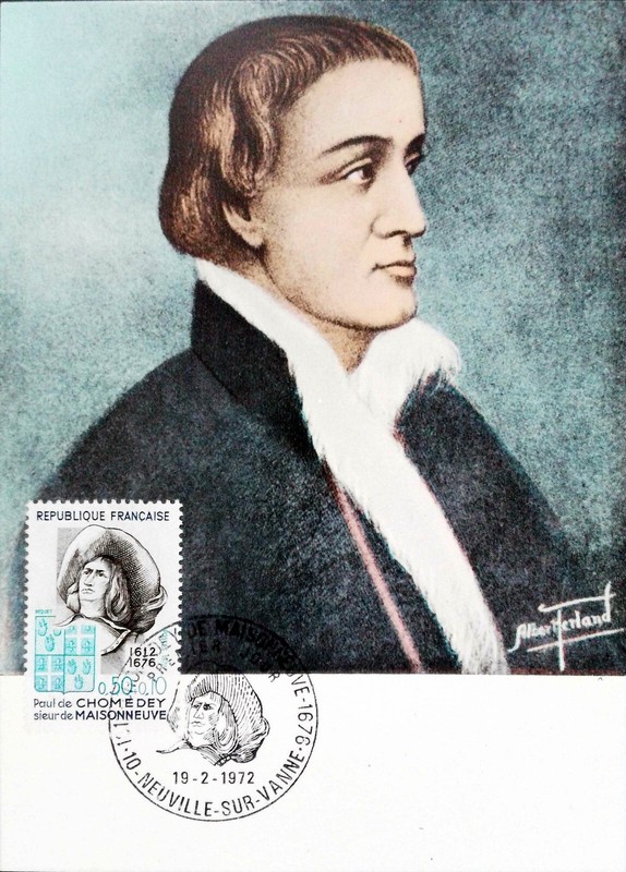 Chomedey De Maisonneuve  Montreal France 1972 Yt1706 Carte Maximum Maxicard 1043