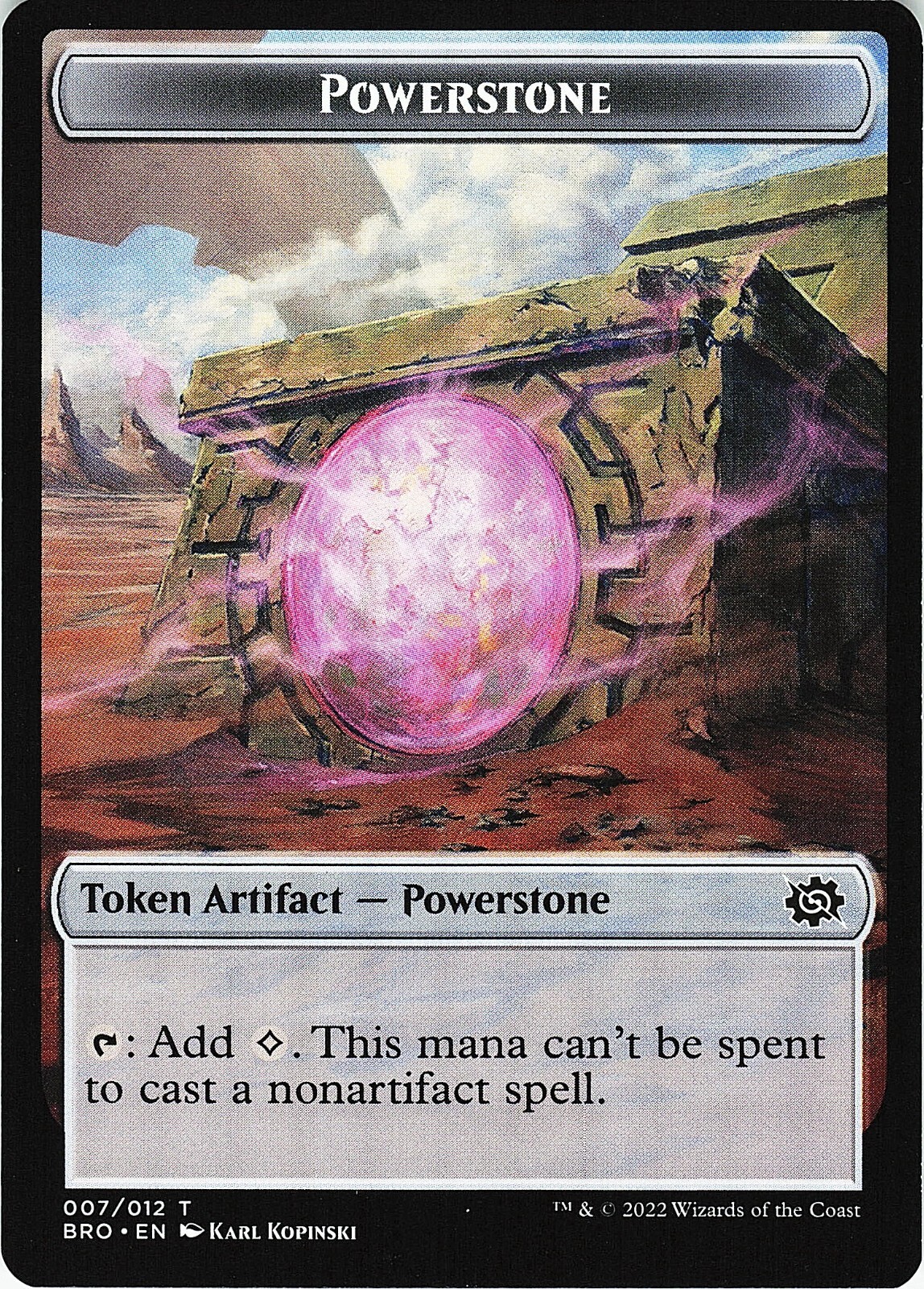 MTG The Brothers' Powerstone Token Card 007/287 T | eBay