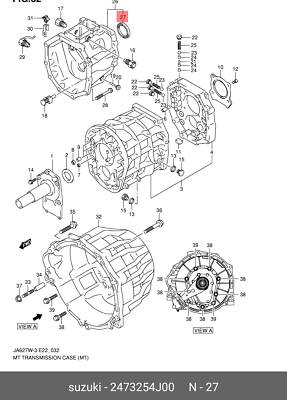 Genuine OE Washer-Front 2473254J00 for Suzuki 24732-54J00 | eBay