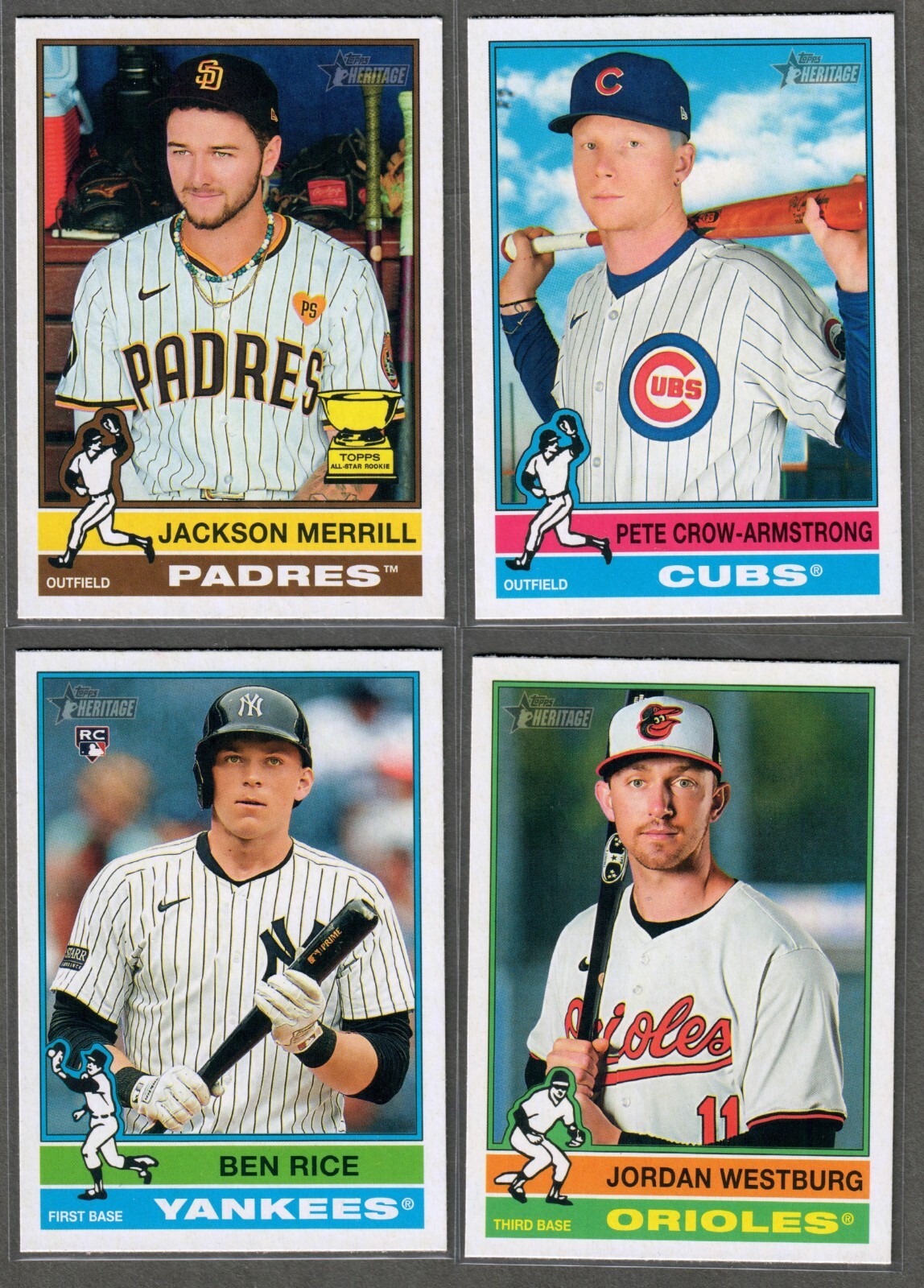 2025 Topps Heritage Short Print #401-500 ~ You Pick