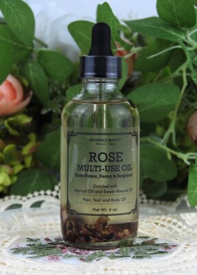 NEW SEALED Provence Beauty ROSE MULTI-USE OIL FOR HAIR, NAIL & BODY OIL 4 OZ