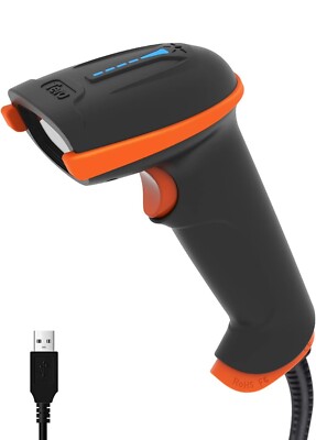 Tera 1D/2D and QR Wireless or Wired Barcode Scanner Compact Plug Model D5100
