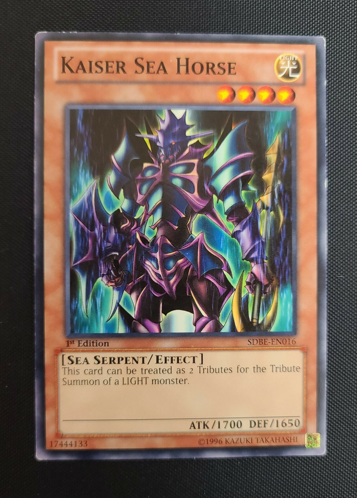 Yu-Gi-Oh! – Kaiser Sea Horse (SDBE-EN016) Aus Structure Deck: Saga Of Blue-Eyes, Englische Ausgabe