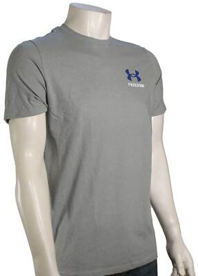 

Футболка Under Armour Freedom Banner — Steel Medium Heather / Royal — новинка, Grey