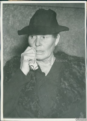 1937 Annie Willliamson Victim Williams Mother Breaks Down Crying Crime Photo 5X7