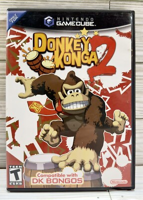 Donkey Konga 2 Nintendo Gamecube - Complete CIB - Tested - D4