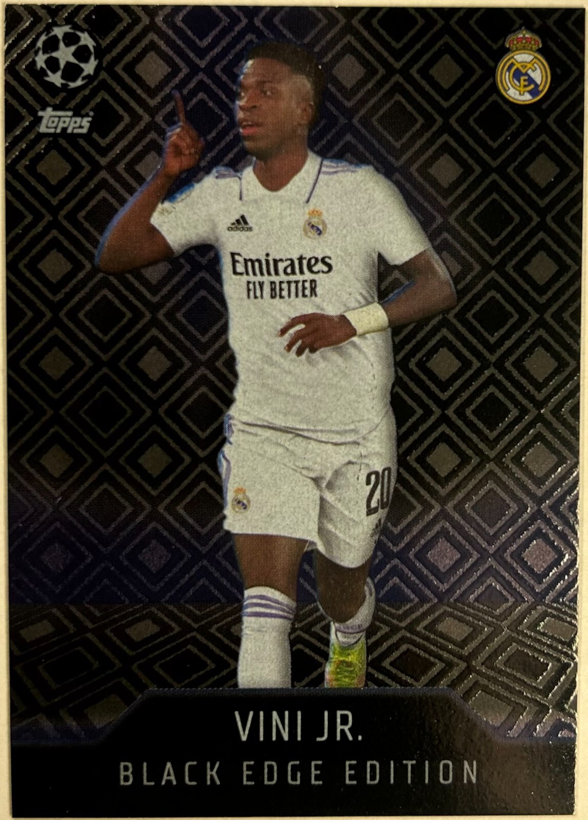 記念グッズ VINI.JR 20 2022-23 Real Madrid Authentic Home Shirt Vini Jr #20 - 8/10