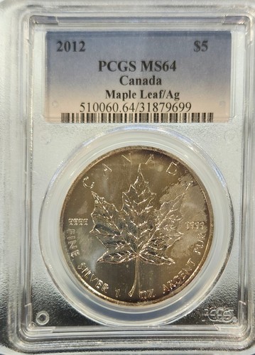 Maple*c5 2003 $5 Coloured Maple Leaf: Summer - Pure Silver Coin