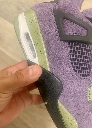 Pre-owned Jordan Nike Air  4 Retro 'canyon Purple Orange' Aq9129-500 Women's 9, Men's 7.5