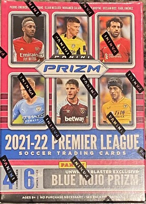 2021-22 Panini Prizm Premier League Blaster Box - Fanatics Exclusive New Sealed
