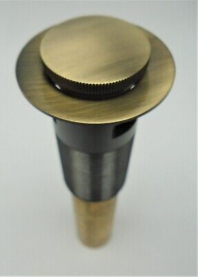 Concinnity / Davinci Manual Sink Drain Antique Brass New Old Stock  #P148
