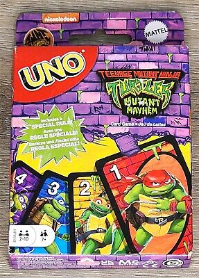 UNO Teenage Mutant Ninja Turtles Mutant Mayhem Card Game for Family Night