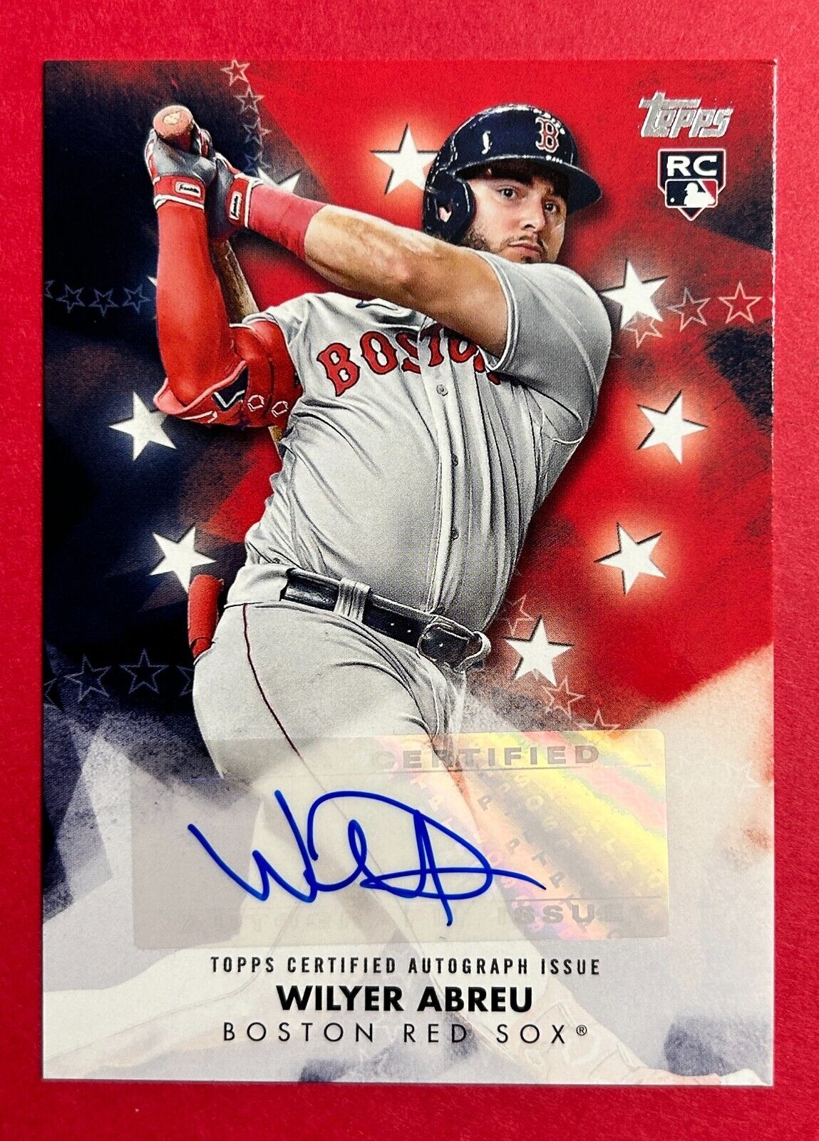 2024 Topps Series 1 BSA-WAB Wilyer Abreu ROOKIE rc AUTOGRAPH 2024 Topps Series 1 BSA-WAB Wilyer Abreu ROOKIE rc AUTOGRAPH
