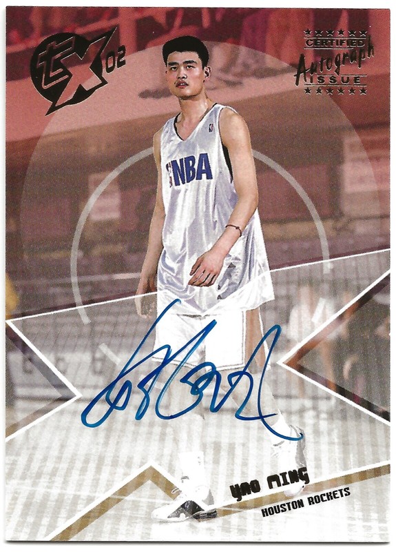 yao ming autograph