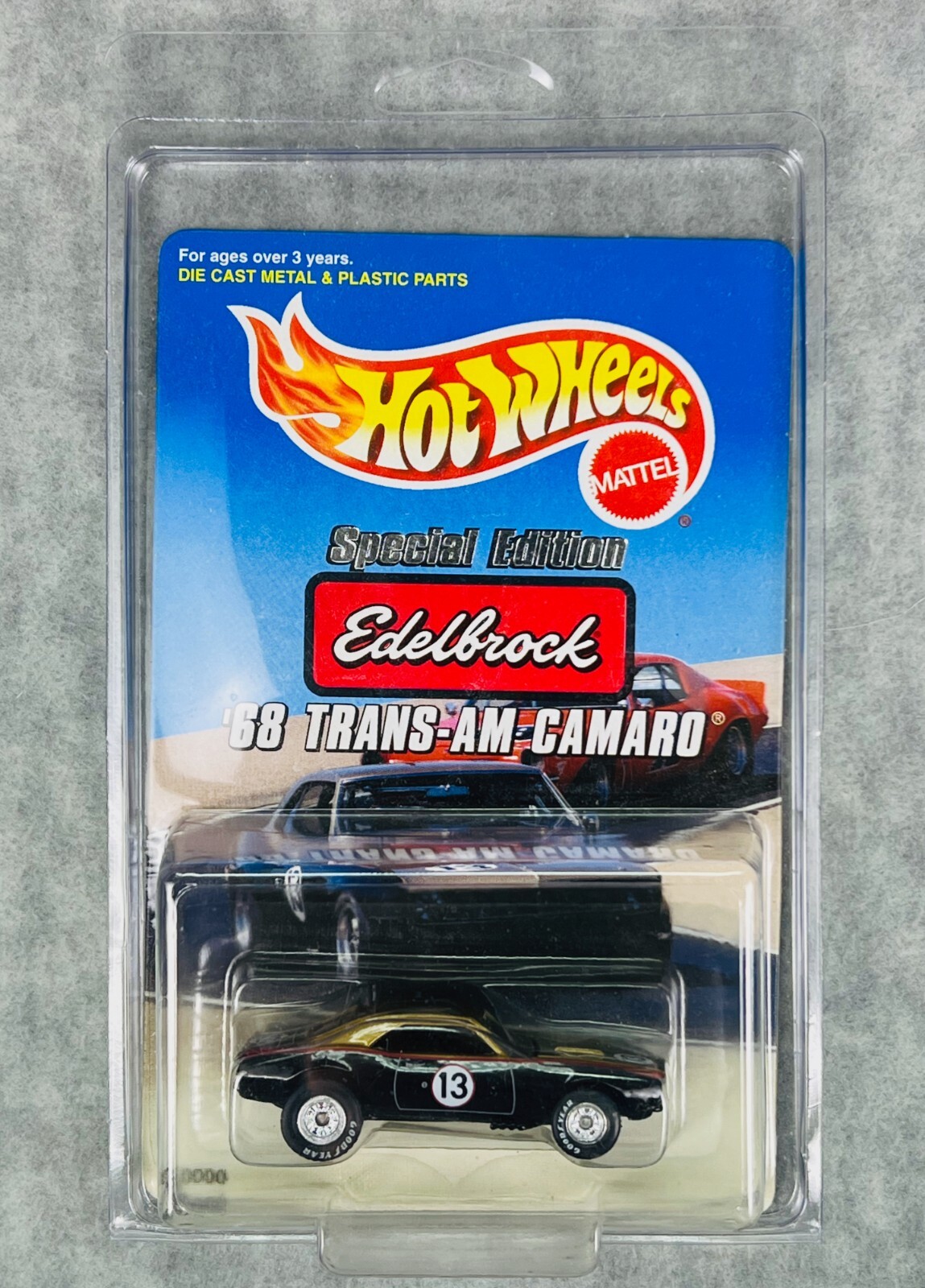 ミニカー Hot Wheels '68 TRANS-AM CAMARO Hot Wheels 1999 Edelbrock 68 Trans Am Chevy Camaro Special