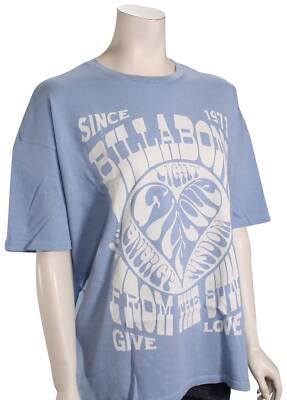 

Женская футболка Billabong Blue Bayou — Bayou Blue — новинка, Синий