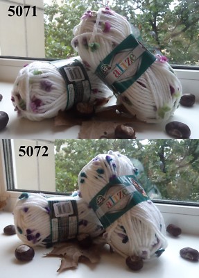 Yarn Alize Flower yarn buterfly yarn bulky yarn super chunky yarn thick yarn 