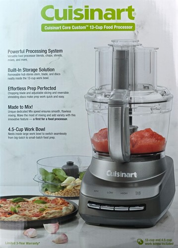 NEW Cuisinart Core Custom 13-Cup Food Processor/ Model CFP