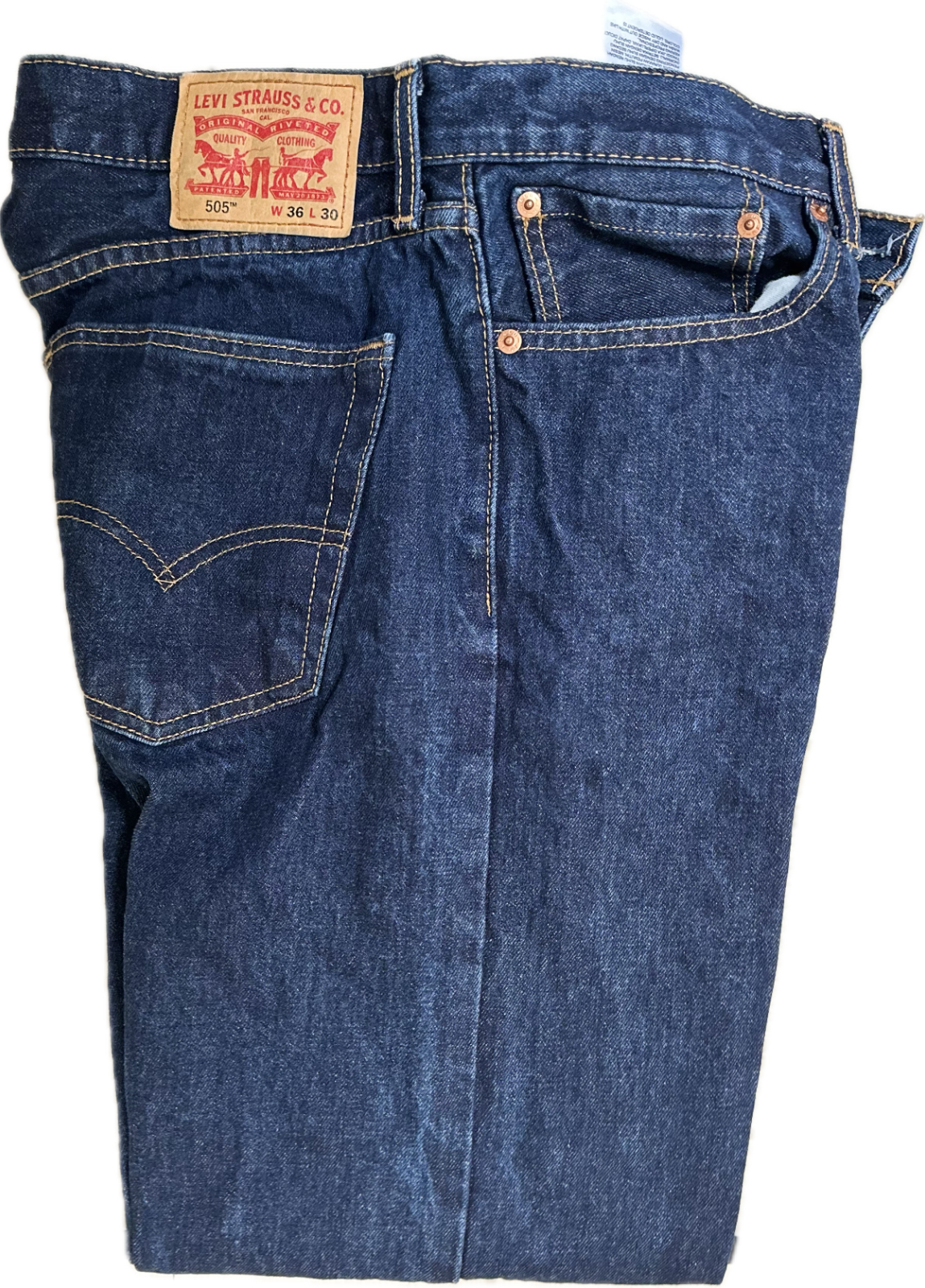 日本最大のブランド Levis 505 Jeans Mens W 36 L 30 Dark Blue (00505-0216) | eBay パンツ