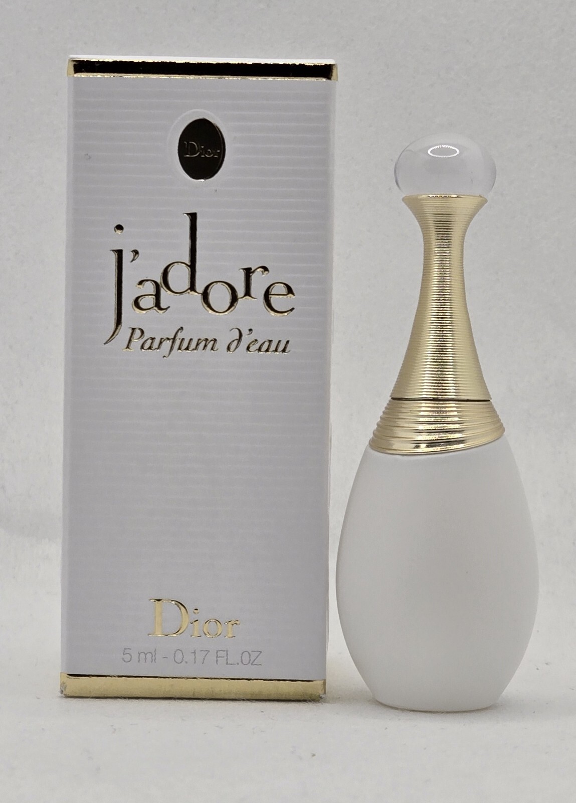 Dior J'adore Parfum L'eau Mini Travel size 5 Ml 0.17 Oz new in Box