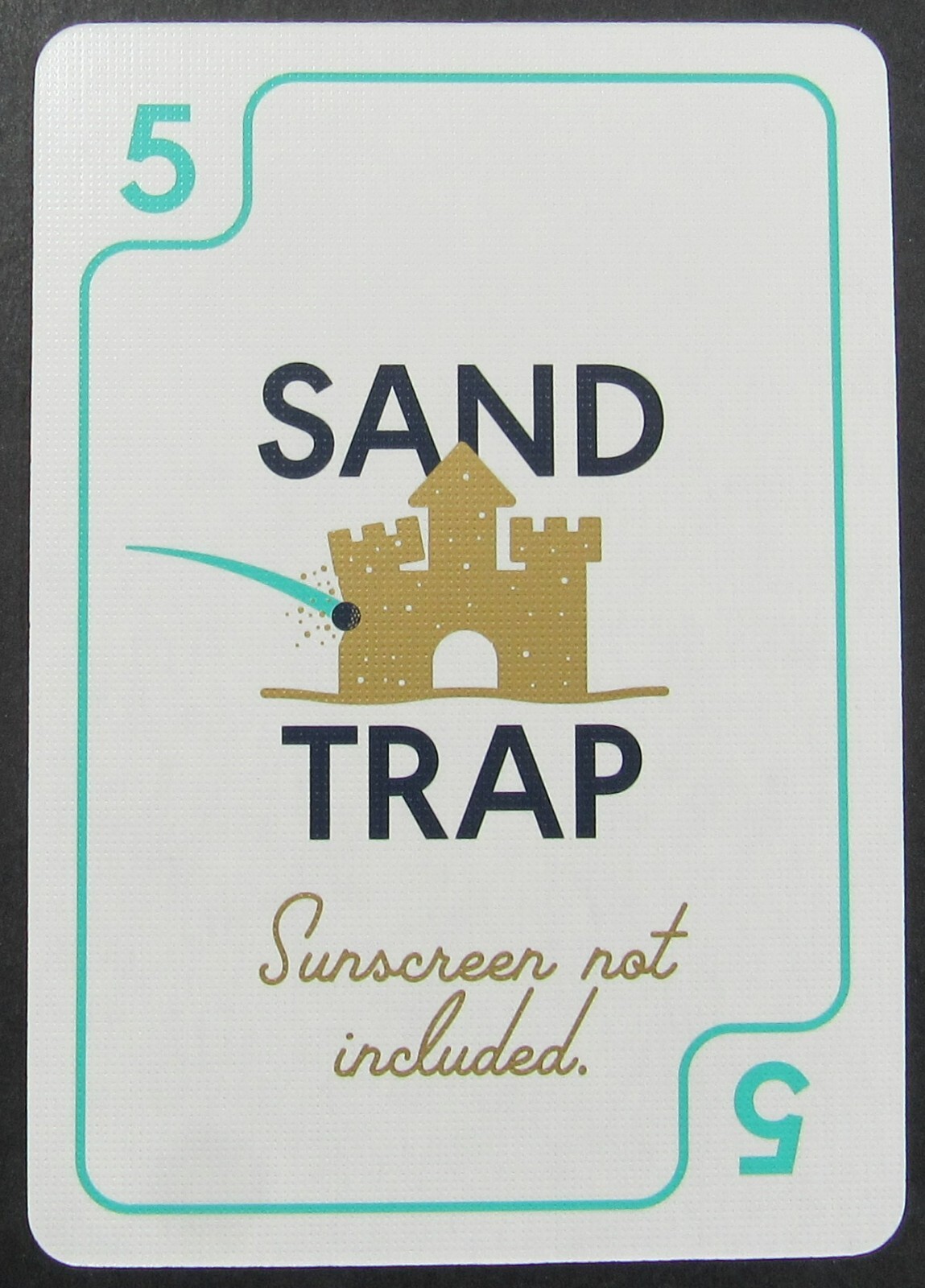 Sand Trap Golf Card Game Single Swap Wide Playing Card