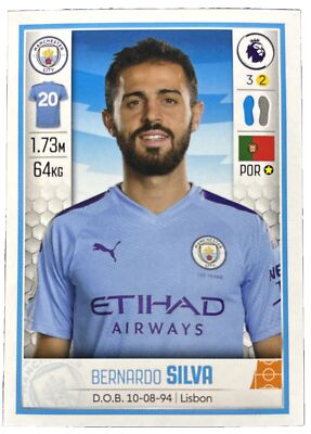 Panini Premier League 2020 - # 361 - BERNARDO SILVA - Manchester City 