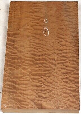 Best figure Quilted Sapele wood lumber 9.25x14.6x1.67'' SL38