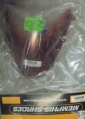 MEMPHIS SHADES - SPORTBIKE Red Windscreen Kawasaki ZX6R/RR 2003-04