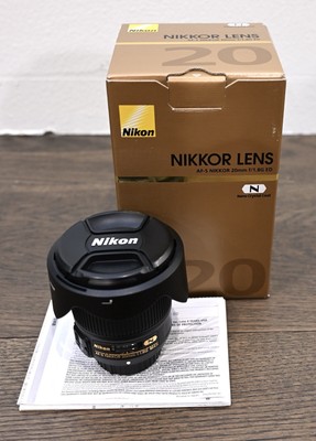Nikon AF-S NIKKOR 20mm F/1.8 G ED N Lens [Near Mint] #3497A