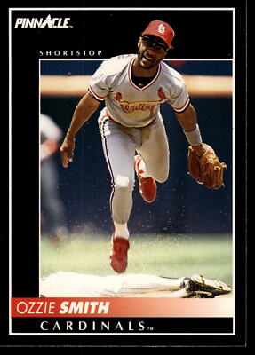 1992 Pinnacle Ozzie Smith #6 St. Louis Cardinals Baseball