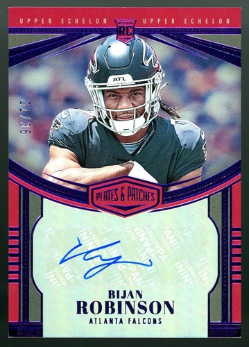 2023 Panini Plates & Patches Bijan Robinson #UE-3