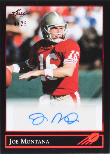 2021 Leaf Memories Joe Montana #BG-JM3