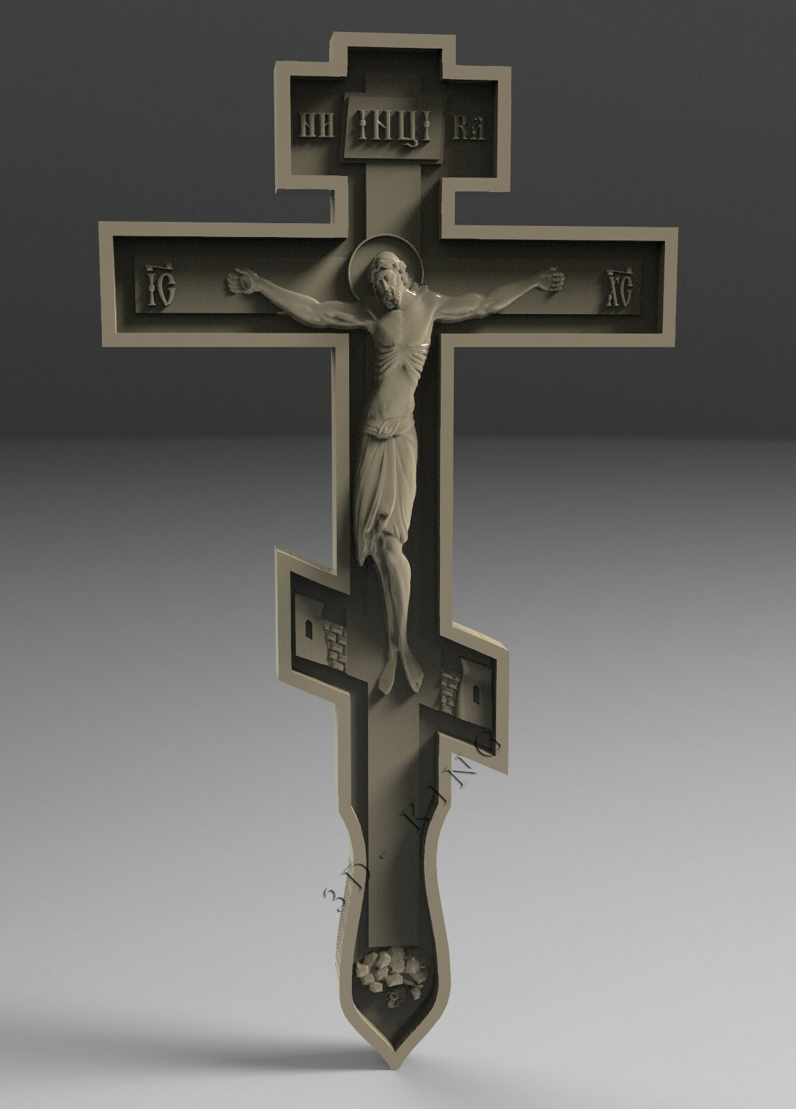 9 Pcs 3D STL Models CROSS & JESUS for CNC Router Aspire 3D Printer Engraver 