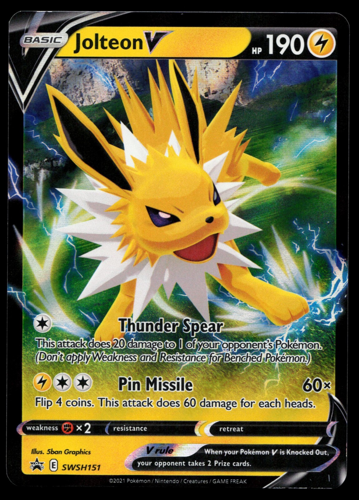 ポケモンカードゲーム Jolteon V PSA10 PSA 10 Jolteon V SR SA 079/069 S6a Eevee Heroes 2021 Pokemon