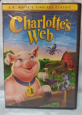 E.B Whites Timelass Classic Charlotte's Web DVD Brand New Sealed