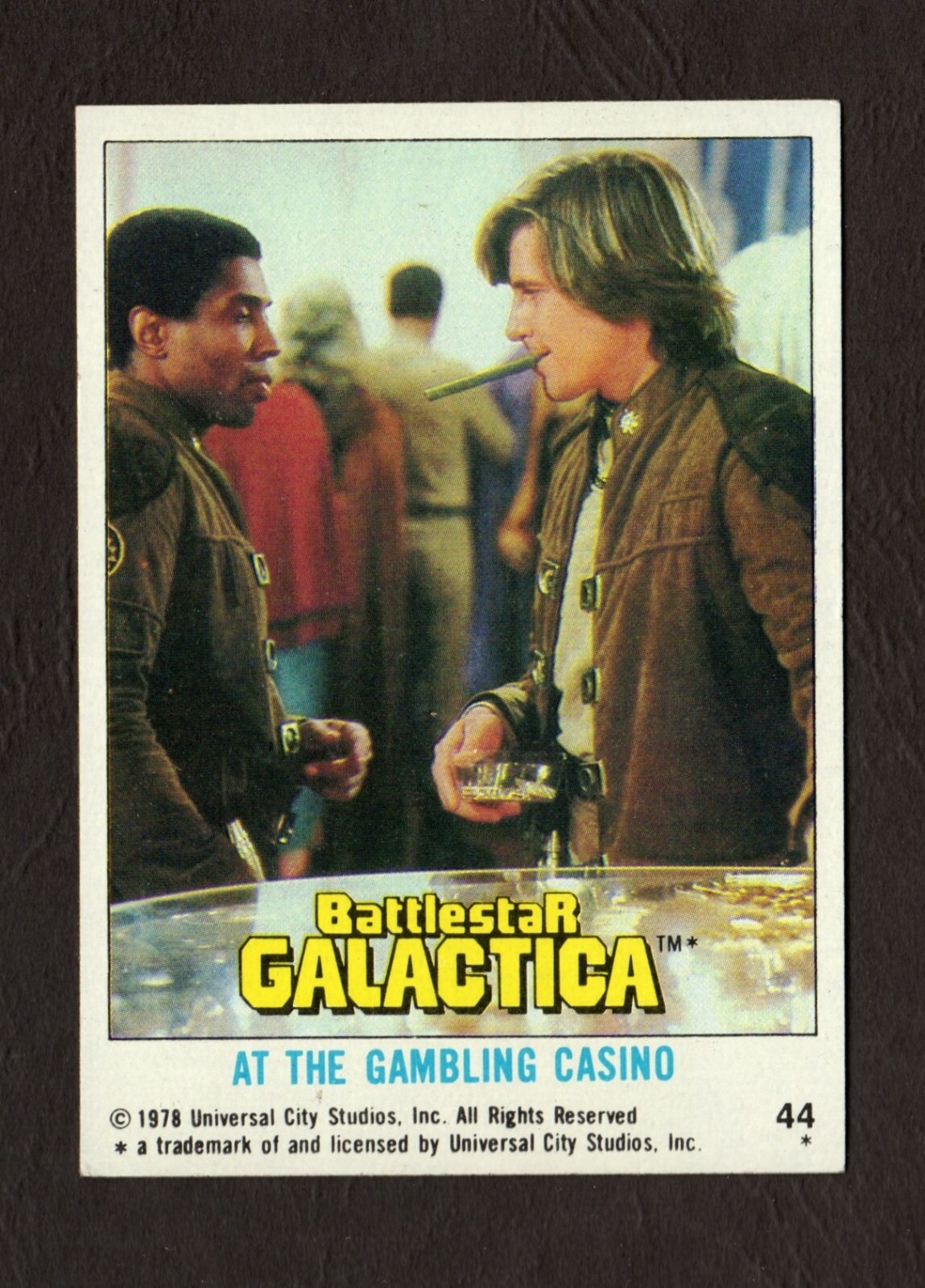 その他 1978 Battlestar Galactica trading cards 1978 Topps Battlestar Galactica Trading Card #44 Gambling