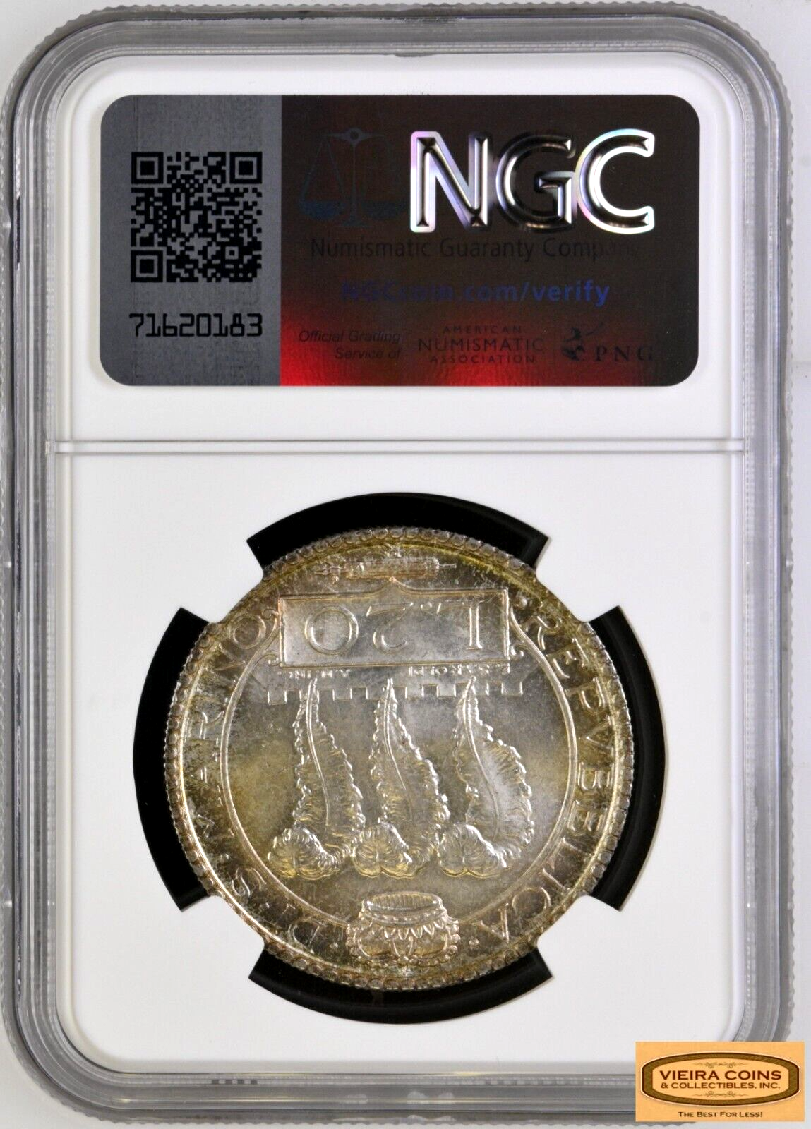 1937-R San Marino Silver 20 Lire, NGC MS64, Mintage of 5,100 coins-#B36274