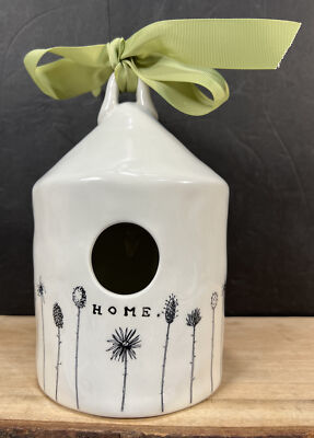 Rae Dunn Magenta M Studios Exclusive Round HOME Birdhouse Wildflower 21 Stems