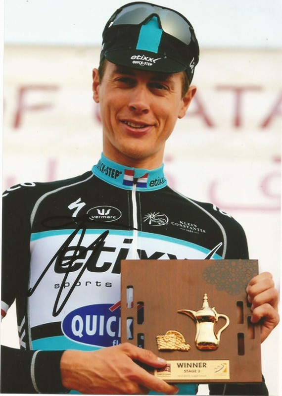 Cyclisme  AutographÂ  Nikki TerpstraÂ Â Photo 21x15 Signed Ciclismo Tdf Tinkoff