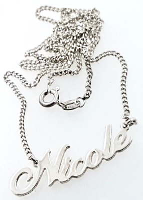 Bedazzled name deals necklace