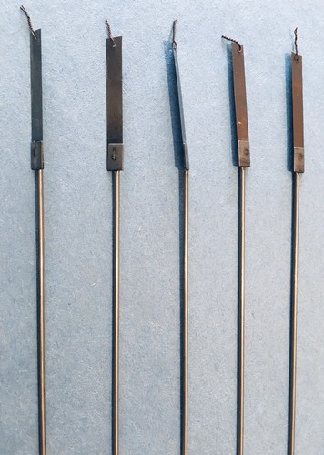 Antique American Clock Pendulum Suspension Spring- 10”-5 Pieces (N.H)