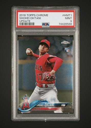 大谷 翔平 2018 topps chrome Update RC Shohei 2018 Topps Chrome Update Shohei Ohtani PSA 9 MINT Rookie RC