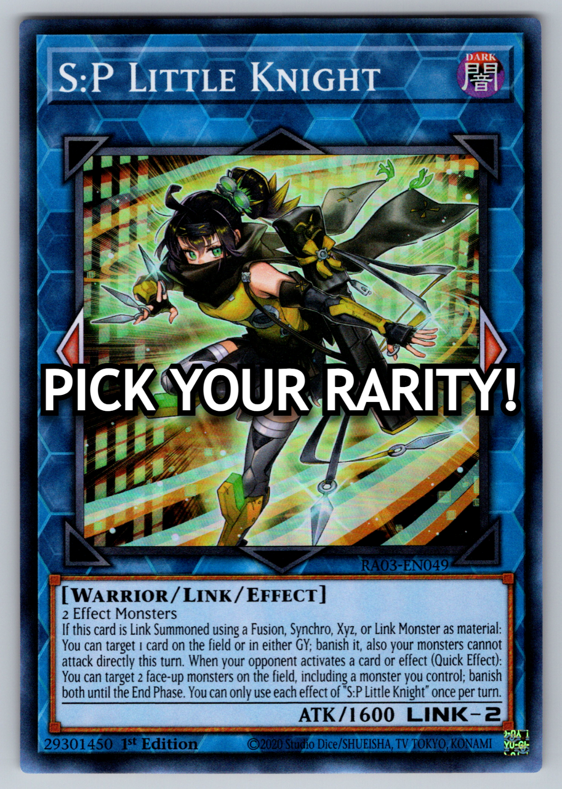 S:P Little Knight Yugioh RA03-EN049 - PICK YOUR RARITY NM | eBay