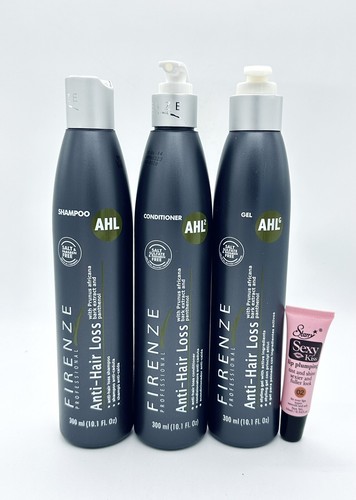Firenze AHL Anti-Hair Loss Shampoo, Conditioner & Gel 10.1 Fl Oz