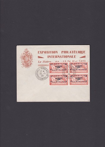 France Cover, Yvert 257a, 1929, Le Havre Philatelic Cover...make an offer