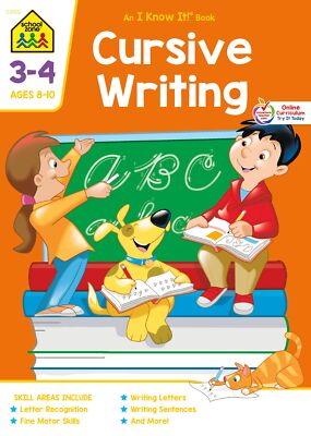 Cursive Workbook Writing Handwriting Practice Tracing Letters Ages 8 to 10
